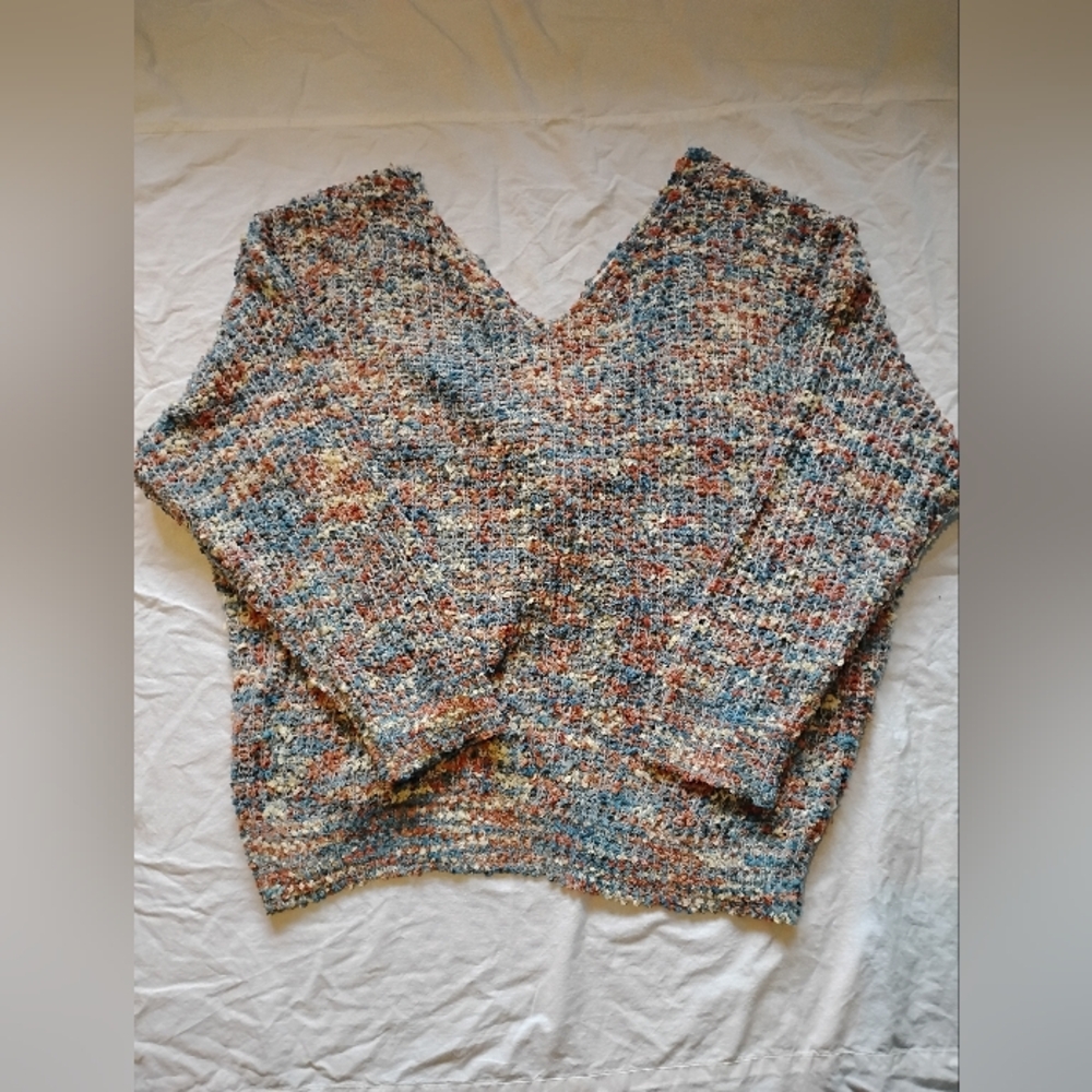 Multicolor Knit Women's Sweater